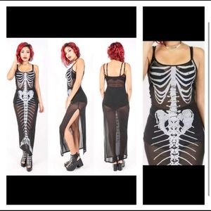 Iron fist bone deep mesh dress 👗